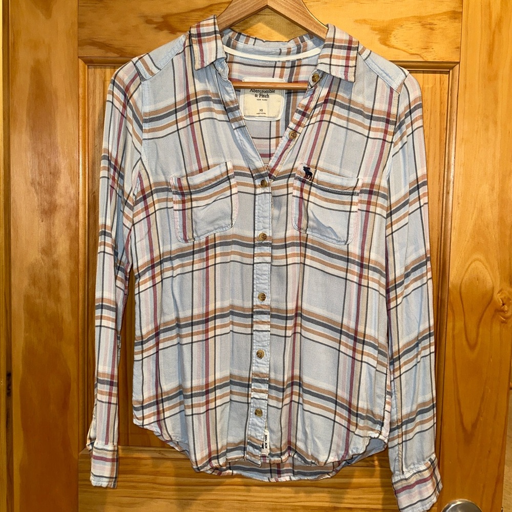 Abercrombie Plaid Button-Up Shirt